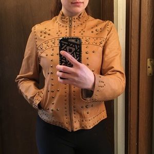 Wilsons Studded Leather Jacket